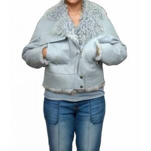 NEW LUSSO BENI flow jacket in light blue
